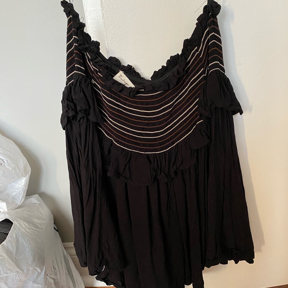 Off the shoulder flowy top